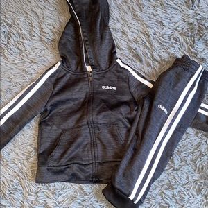 Grey Adidas 2T Tracksuit